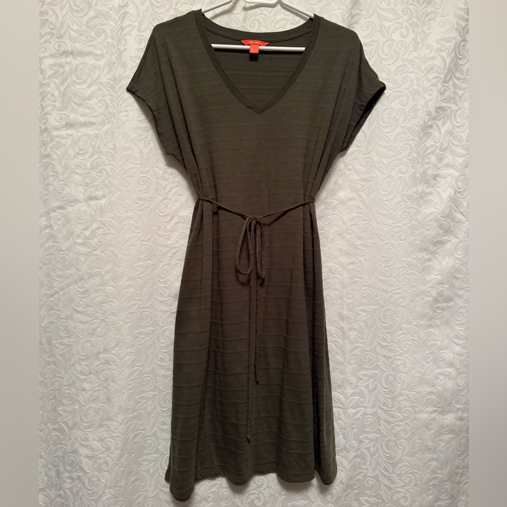 Elegant Olive Green Dress
